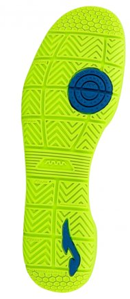 Взуття для залу Joma MUNDIAL 704 MUNS.704.IN колір: блакитний/салатовий/білий (офіційна гарантія)