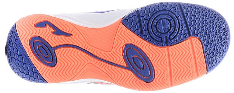 Взуття для залу Joma CHAMPION 602 CHAJW.602.IN дитяче колір: білий/синій/помаранчевий (офіційна гарантія)