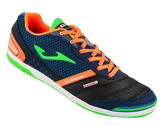 Взуття для залу Joma MUNDIAL 703 MUNS.703.IN колір: чорний/темно-синій (офіційна гарантія)