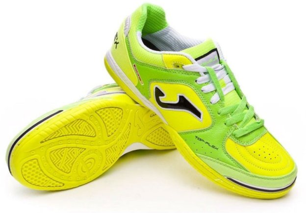 Обувь для зала Joma TOP FLEX TOPW.611.IN цвет: салатовый/жёлтый (официальная гарантия)