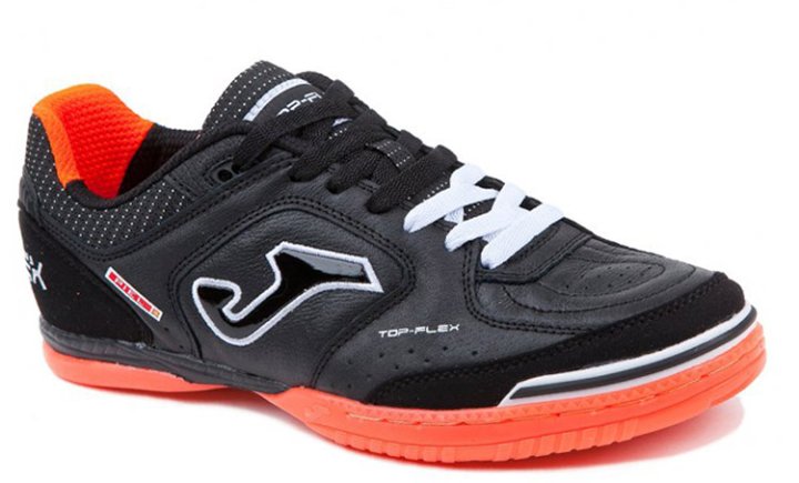 Обувь для зала (футзалки) Joma TOP FLEX TOPS.801.IN цвет: черный (официальная гарантия)