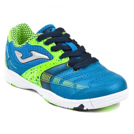 Обувь для зала Joma Dribling DRIJS.804.IN детские цвет: голубой/салатовый (официальная гарантия)
