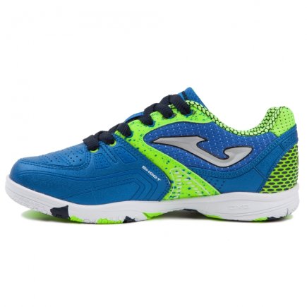 Обувь для зала Joma Dribling DRIJS.804.IN детские цвет: голубой/салатовый (официальная гарантия)