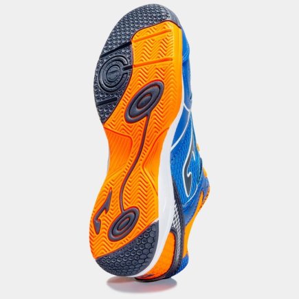 Обувь для зала (футзалки Джома) Joma DRIBLING DRIJS.904.IN детские цвет: синий/оранжевый