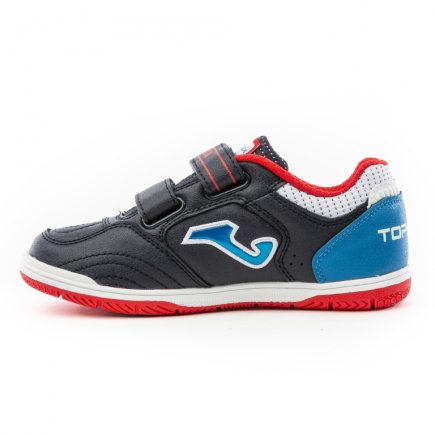 Обувь для зала (футзалки Джома) Joma TOP FLEX JR 903 TOPJW.903.IN детские цвет: темно-синий/синий (официальная гарантия)