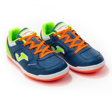 Взуття для залу (футзалки Джома) Joma Top Flex TPJS.2033.IN дитячі колір: синій