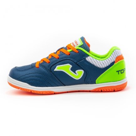 Взуття для залу (футзалки Джома) Joma Top Flex TPJS.2033.IN дитячі колір: синій