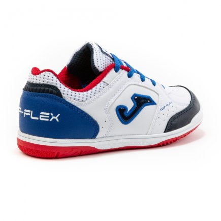 Обувь для зала (футзалки Джома) Joma Top Flex TPJS.2032.IN детские цвет: белый
