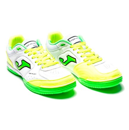 Взуття для залу Joma TOP FLEX TOPW.920.IN колір: білий/салатовий (офіційна гарантія)