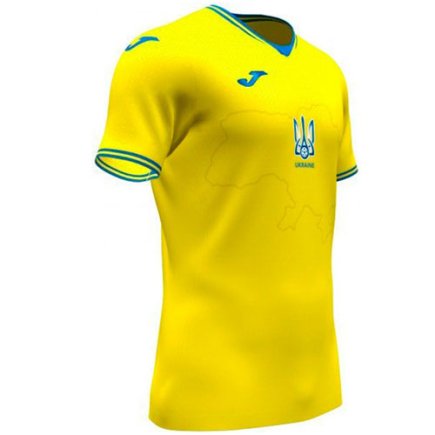 Футболка ігрова Joma збірної України Євро AT102404A907 колір: жовтий/синій
