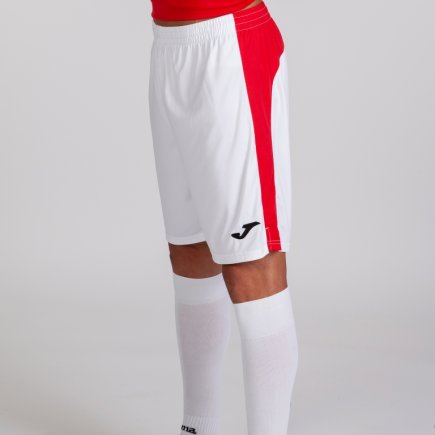Шорти Joma Tokio 100684.206 колір: білий/червоний