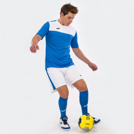 Шорти Joma Tokio 100684.207 колір: білий/блакитний