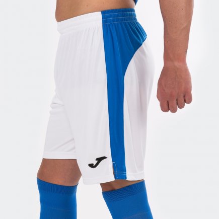 Шорти Joma Tokio 100684.207 колір: білий/блакитний