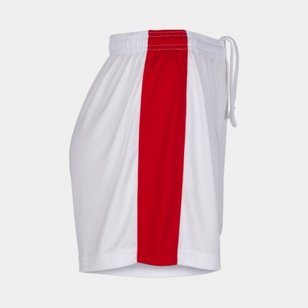Шорти ігрові Joma ACADEMY III 901142.206 жіночі колір: білий/червоний