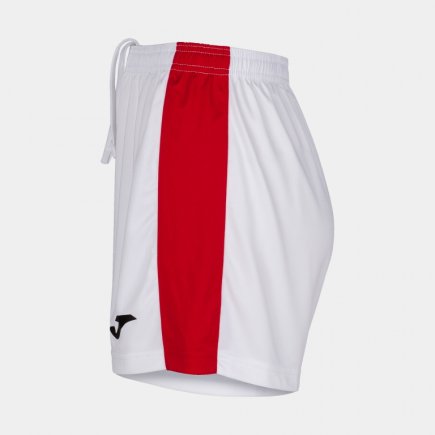 Шорти ігрові Joma ACADEMY III 901142.206 жіночі колір: білий/червоний