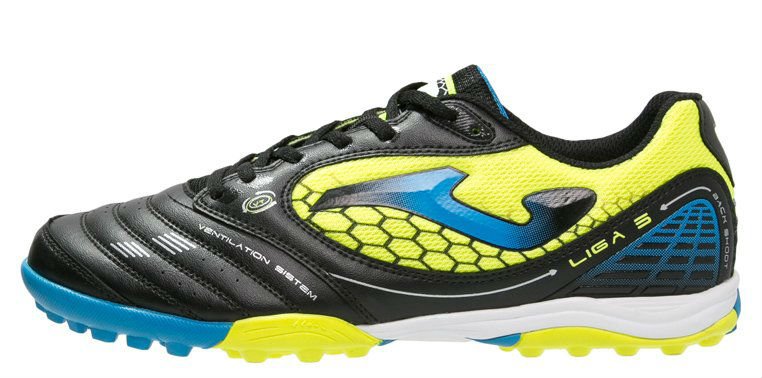 Сороконіжки Joma Liga LIGAW.501.PT колір: чорний/жовтий/синій (офіційна гарантія)
