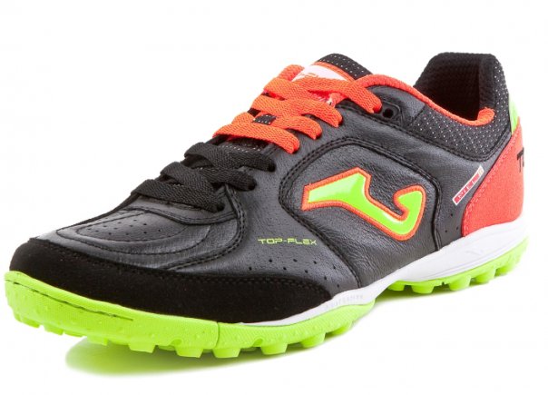 Сороконіжки Joma TOP FLEX 701 TOPS.701.TF колір: чорний/зелений/помаранчевий (офіційна гарантія)