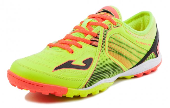 Сороконіжки Joma LIGA 5 709 LIGAS.709.TF колір: салатовий/рожевий (офіційна гарантія)