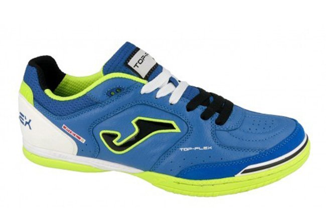 Обувь для зала (футзалки) Joma Top Flex TOPS.704.IN цвет: синий (официальная гарантия)