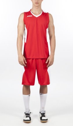 Баскетбольна форма Joma Space 100188.602 колір: червоний/білий