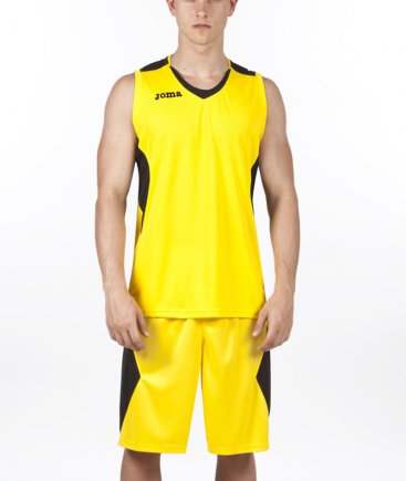 Баскетбольная форма Joma Space 100188.901 цвет: черный/желтый