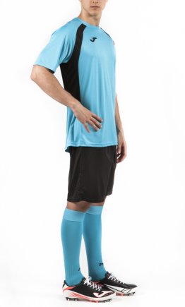 Футболка игровая Joma Champion III 100014.011 бирюзово/черная