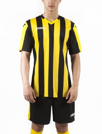 Футболка игровая Joma COPA 100001.900 желто-черная