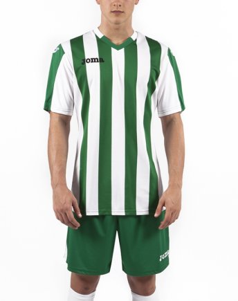 Футболка ігрова Joma COPA 100001.450 зелено-біла