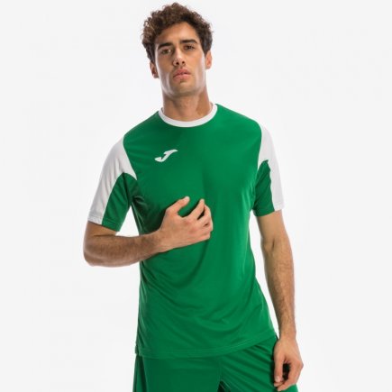 Футболка игровая Joma ESTADIO 100146.452 зелено-белая