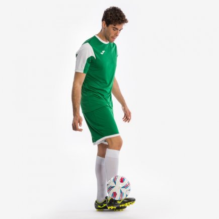 Футболка игровая Joma ESTADIO 100146.452 зелено-белая