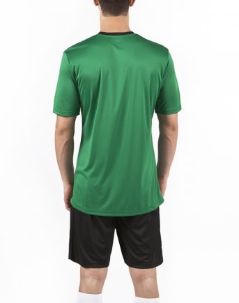 Футболка ігрова Joma CREW 100224.450 зелено-біло-чорна