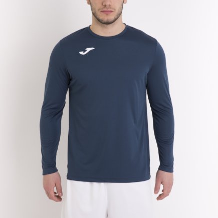 Футболка ігрова Joma Combi 100092.300 з довгим рукавом темно-синя