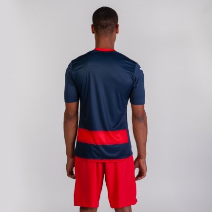 Футболка ігрова Joma Europa III 100405.336 темно-синьо-червона