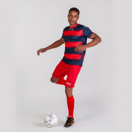 Футболка ігрова Joma Europa III 100405.336 темно-синьо-червона