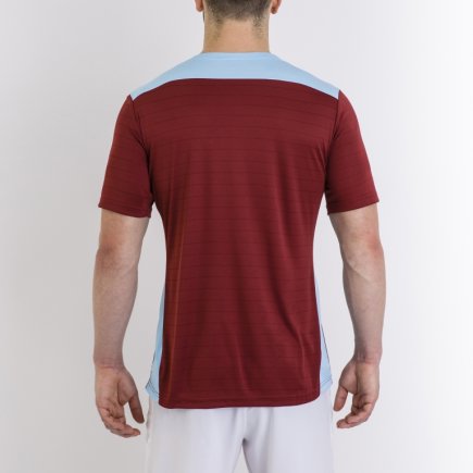 Футболка игровая Joma Campus II 100417.672 бордово-голубая