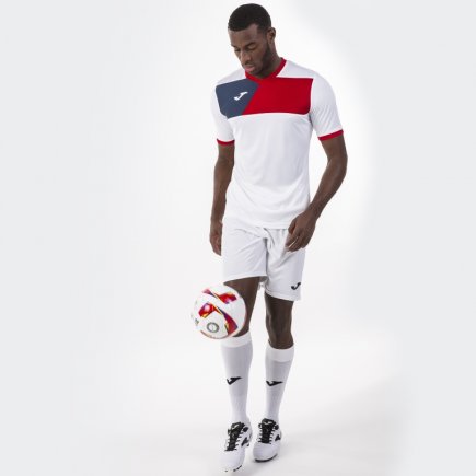 Футболка ігрова Joma Crew II 100611.206 колір: білий