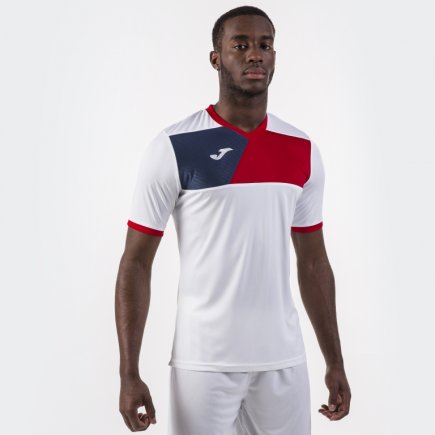 Футболка ігрова Joma Crew II 100611.206 колір: білий
