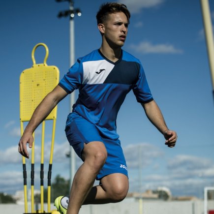 Футболка игровая Joma Crew II 100611.703 цвет: темно-синий