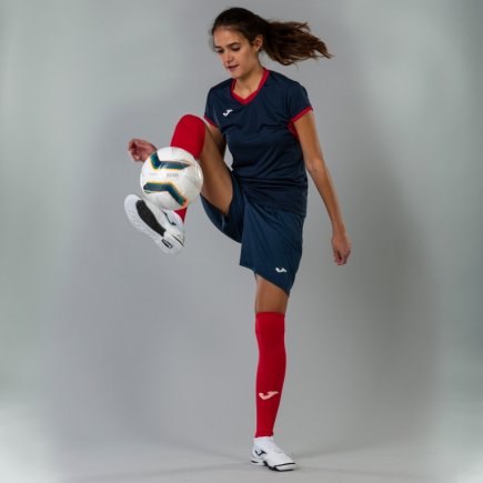 Футболка ігрова Joma Champion IV 900431.306 жіноча колір: темно-синій/червоний