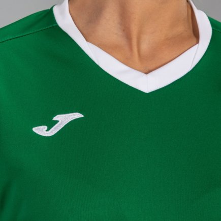 Футболка игровая Joma Champion IV 900431.452 женская цвет: зеленый/белый