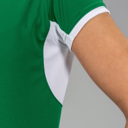Футболка игровая Joma Champion IV 900431.452 женская цвет: зеленый/белый