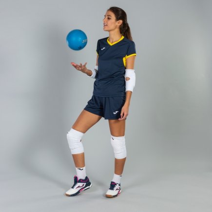 Футболка ігрова Joma Champion IV 900431.309 жіноча колір: темно-синій/жовтий
