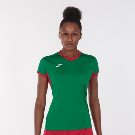 Футболка ігрова Joma Champion IV 900431.456 жіноча колір: зелений/червоний