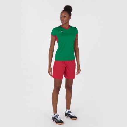 Футболка ігрова Joma Champion IV 900431.456 жіноча колір: зелений/червоний