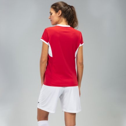 Футболка ігрова Joma Champion IV 900431.602 жіноча колір: червоний/білий