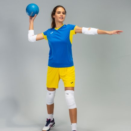Футболка ігрова Joma Champion IV 900431.709 жіноча колір: синій/жовтий
