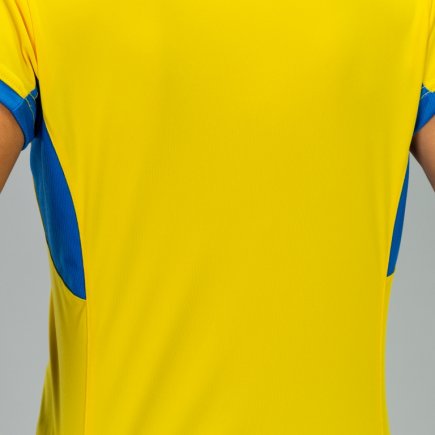 Футболка игровая Joma Champion IV 900431.907 женская цвет: желтый/голубой