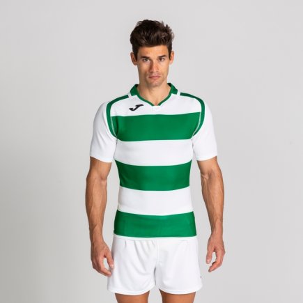 Футболка ігрова Joma Prorugby 100735.450 колір: зелений/білий