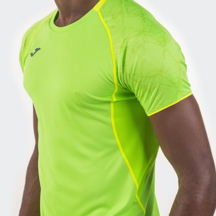 Футболка ігрова Joma Olimpia 100736.020 колір: салатовий/жовтий
