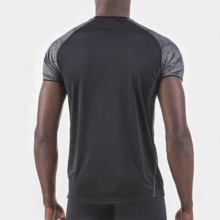 Футболка ігрова Joma Olimpia 100736.100 колір: чорний/сірий